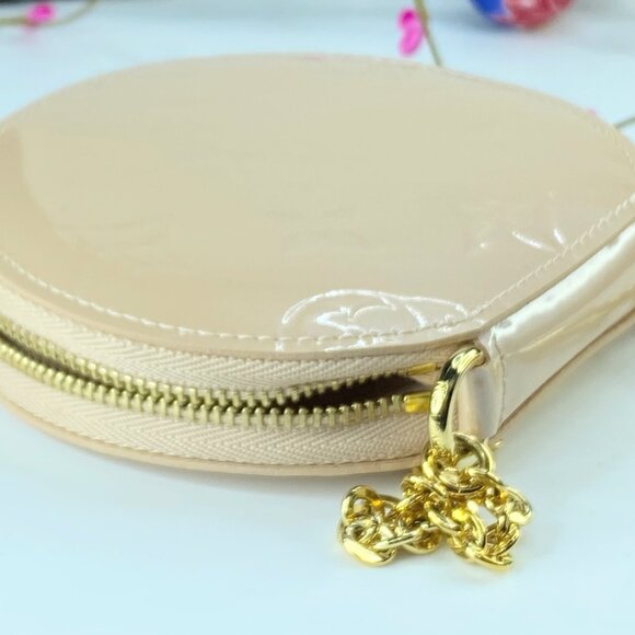 Louis Vuitton Vernis Chapeau Coin Purse Rose Florentin with lock GS331 - Picture 4 of 8